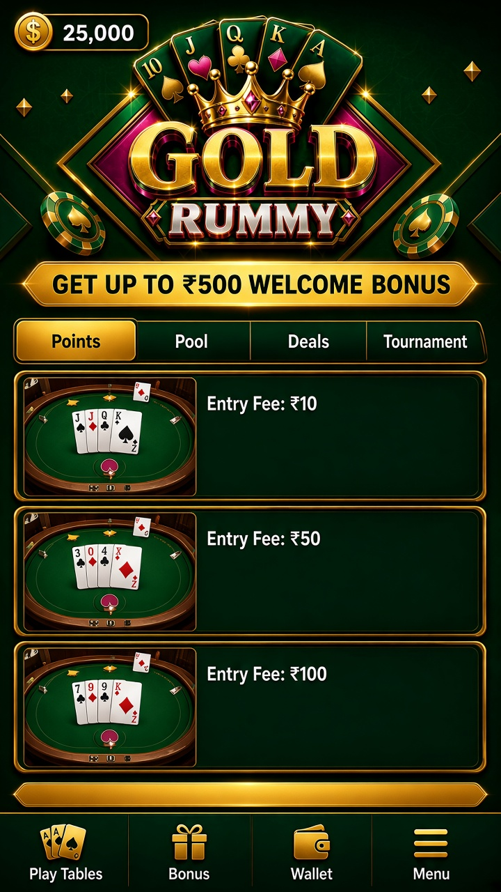 Gold Rummy app screenshot 2