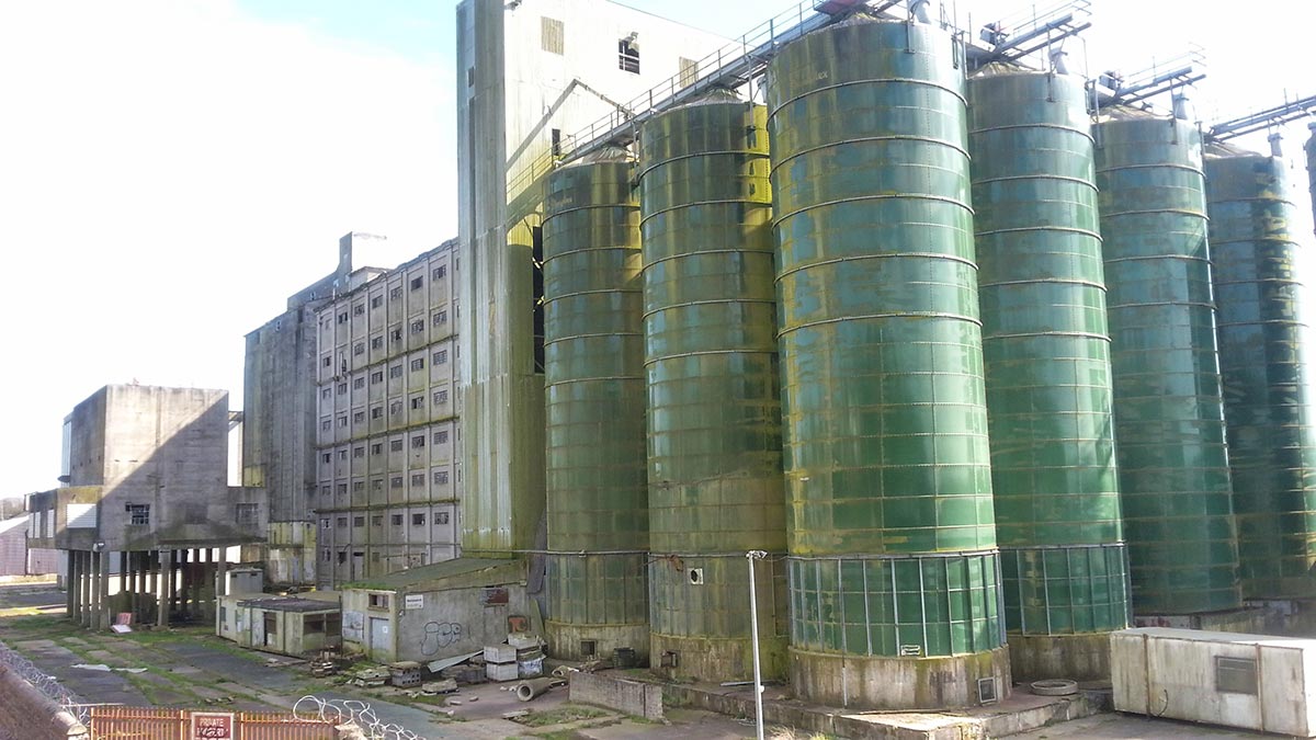 R&H Hall silos on Waterford's North Quays